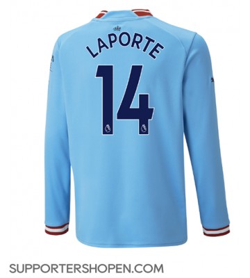 Manchester City Aymeric Laporte #14 Hemma Matchtröja 2022-23 Långärmad